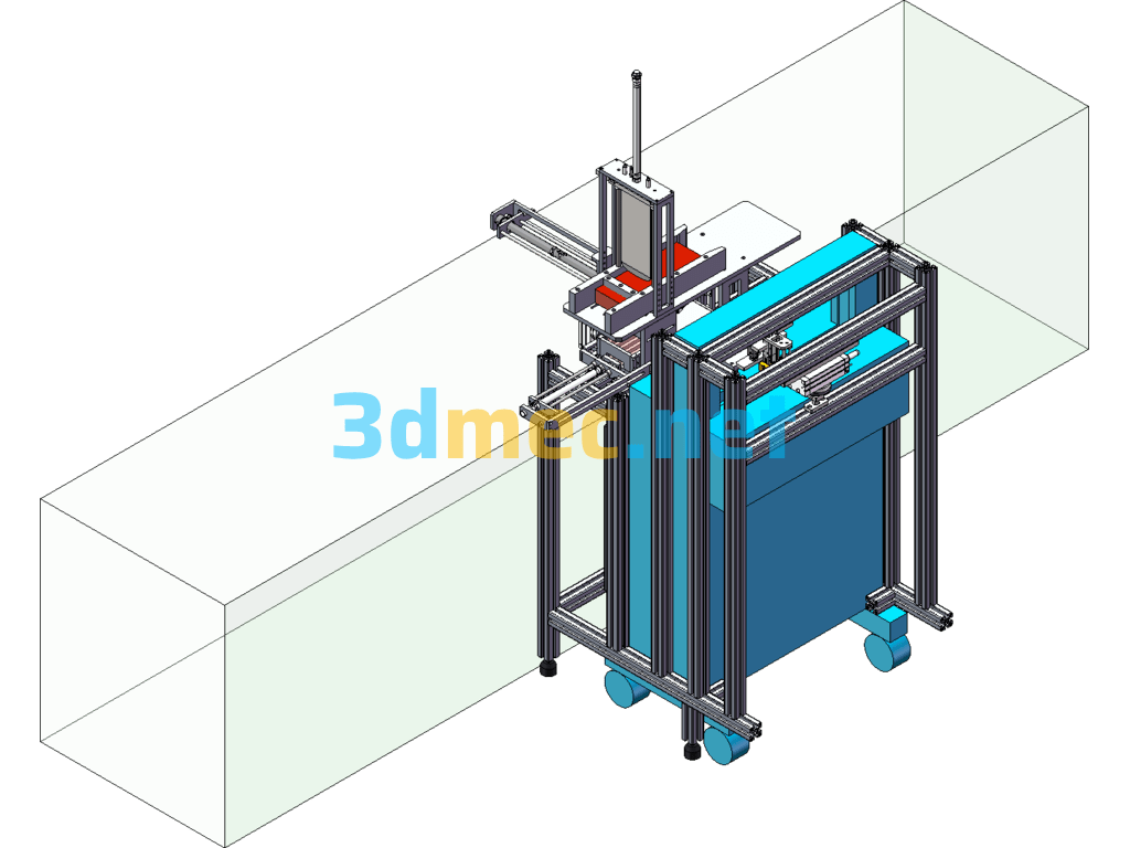 Gloves Automatic Folding And Bundling Machine - 3D Model SolidWorks Free Download