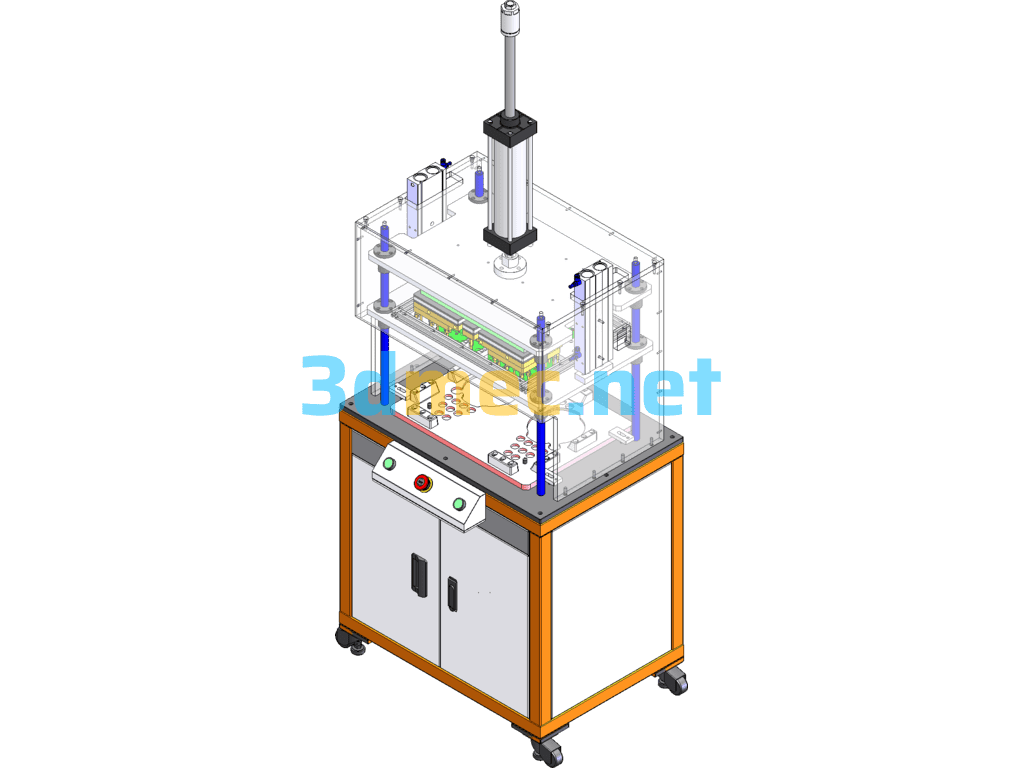 LG Hot Melt Machine - 3D Model SolidWorks Free Download