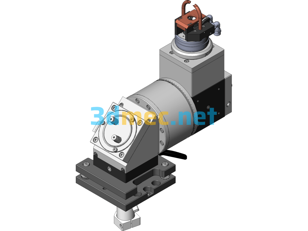 Fiber Laser Welding Head - 3D Model SolidWorks Free Download