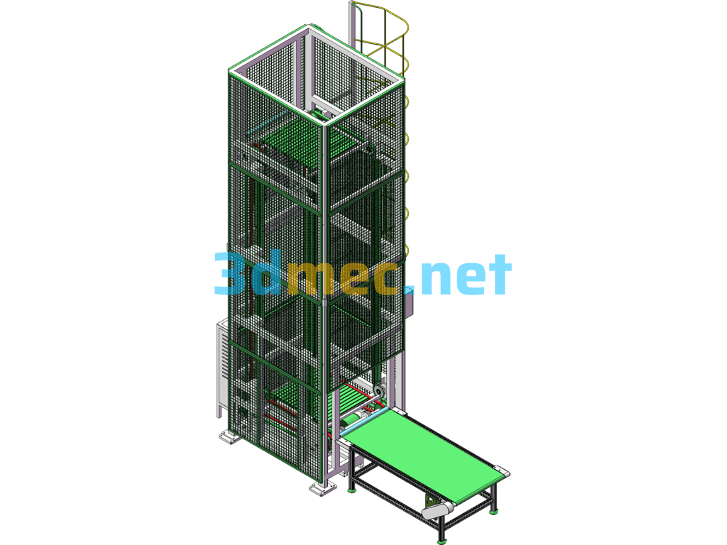 Sprocket Lift / Z Lift - 3D Model SolidWorks Free Download