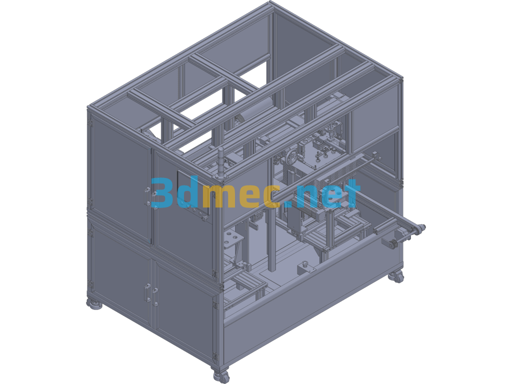 Battery Packaging Line - 3D Model Exported Free Download