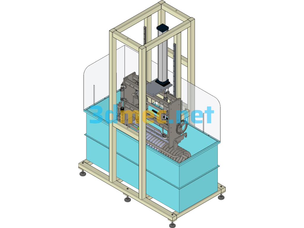 Coil Leak Detection Equipment - 3D Model SolidWorks Free Download