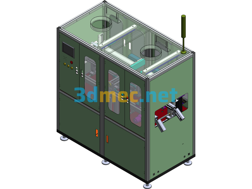 Fully Automatic Online Dispensing Machine - 3D Model SolidWorks Free Download