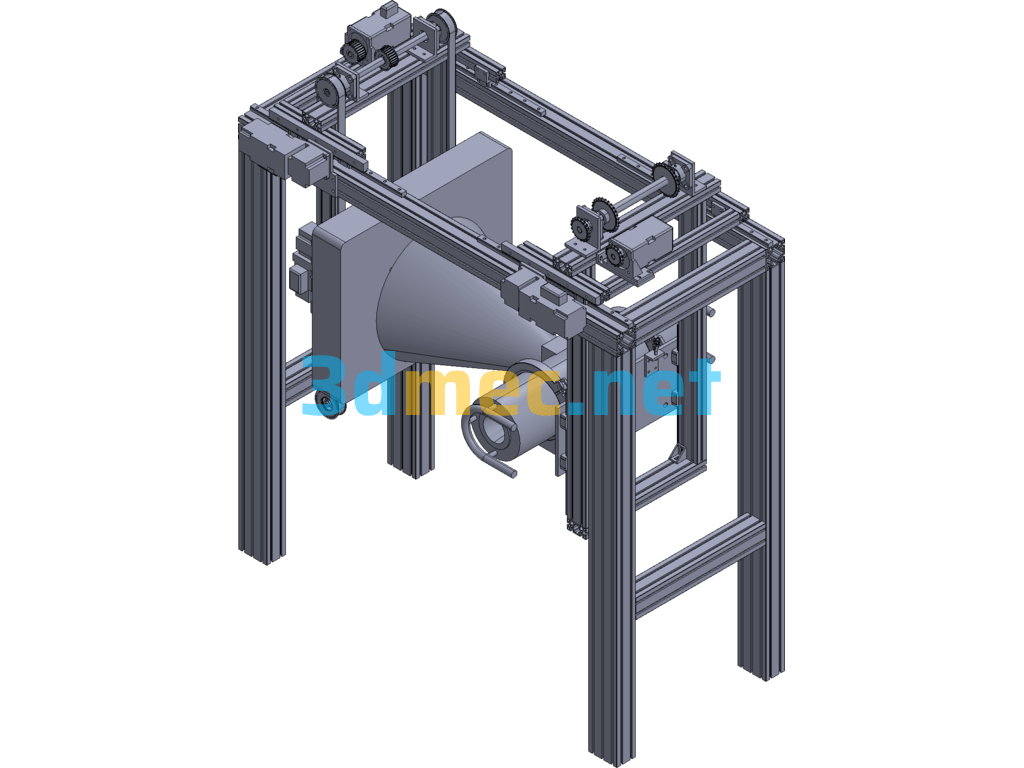 Flaw Detection Device For Detecting Defects In Castings - 3D Model Exported Free Download