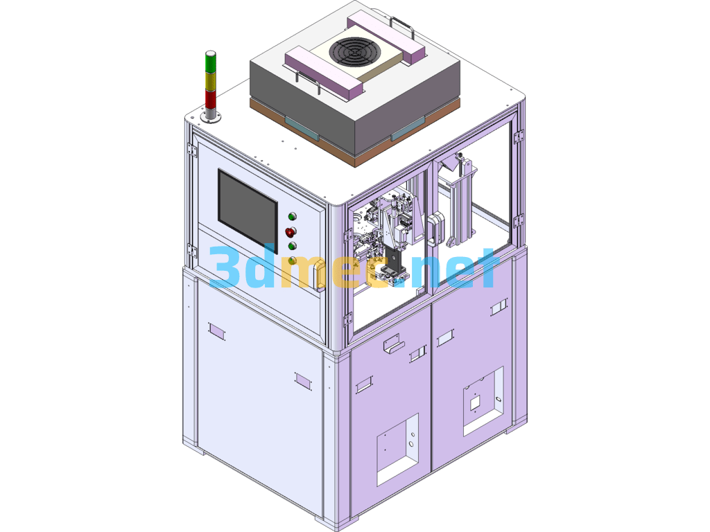 Automatic Testing Equipment - 3D Model SolidWorks Free Download