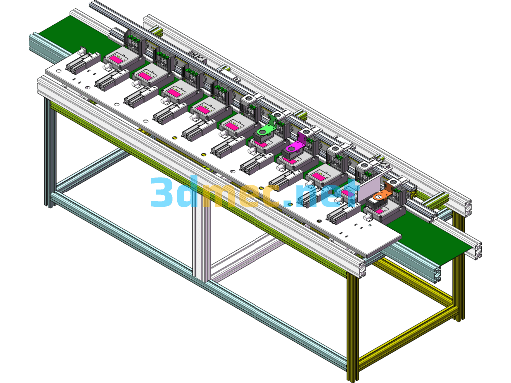 Electricity Meter Test Stand Conveying Equipment - 3D Model SolidWorks Free Download