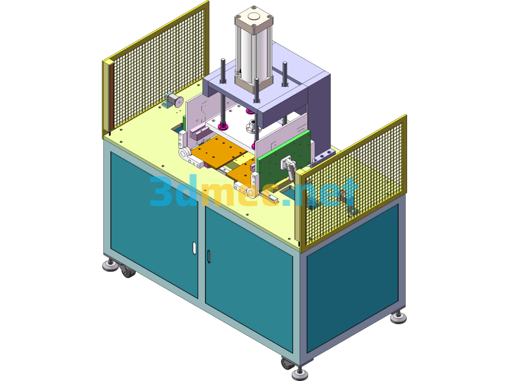 U-Type Three Types Of Bending Machines - 3D Model SolidWorks Free Download