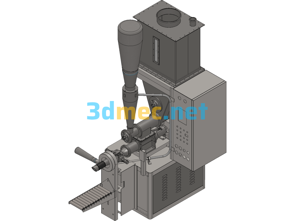 Powder Quantitative Packaging Machine - 3D Model SolidWorks Free Download