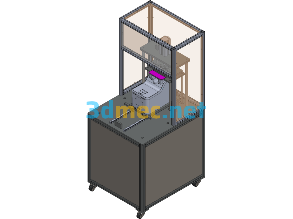 Hot Milk Machine Panel Pressing Machine (In Mass Production) - 3D Model Exported Free Download