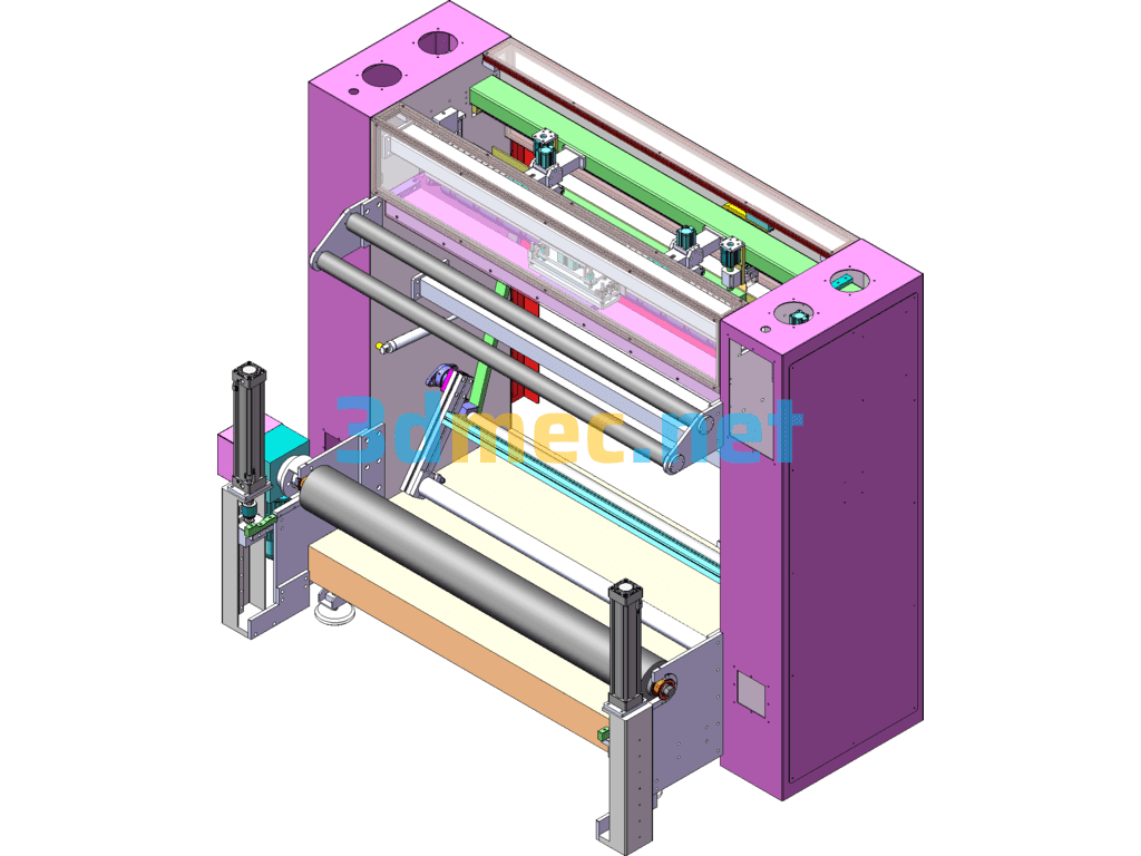 Film Cutting Machine (Mass Production Model, Photovoltaic Cell Module) - 3D Model SolidWorks Free Download