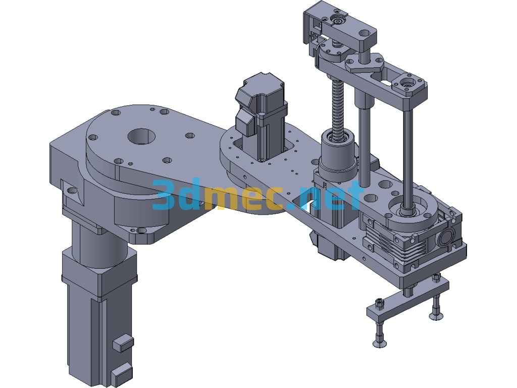 Four-Axis Horizontal Robot - 3D Model Exported Free Download