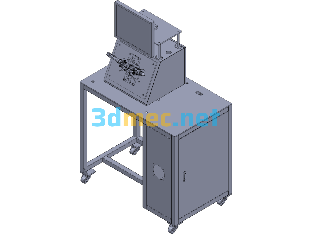 Automobile Combination Switch Test Machine - 3D Model Exported Free Download