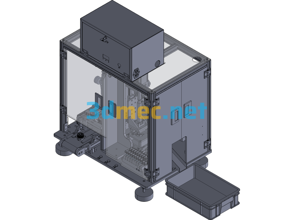 Desktop RT Connector Press Machine - 3D Model Exported Free Download