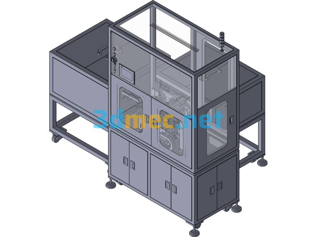 Industrial Terminal Rubber Press Machine - 3D Model Exported Free Download