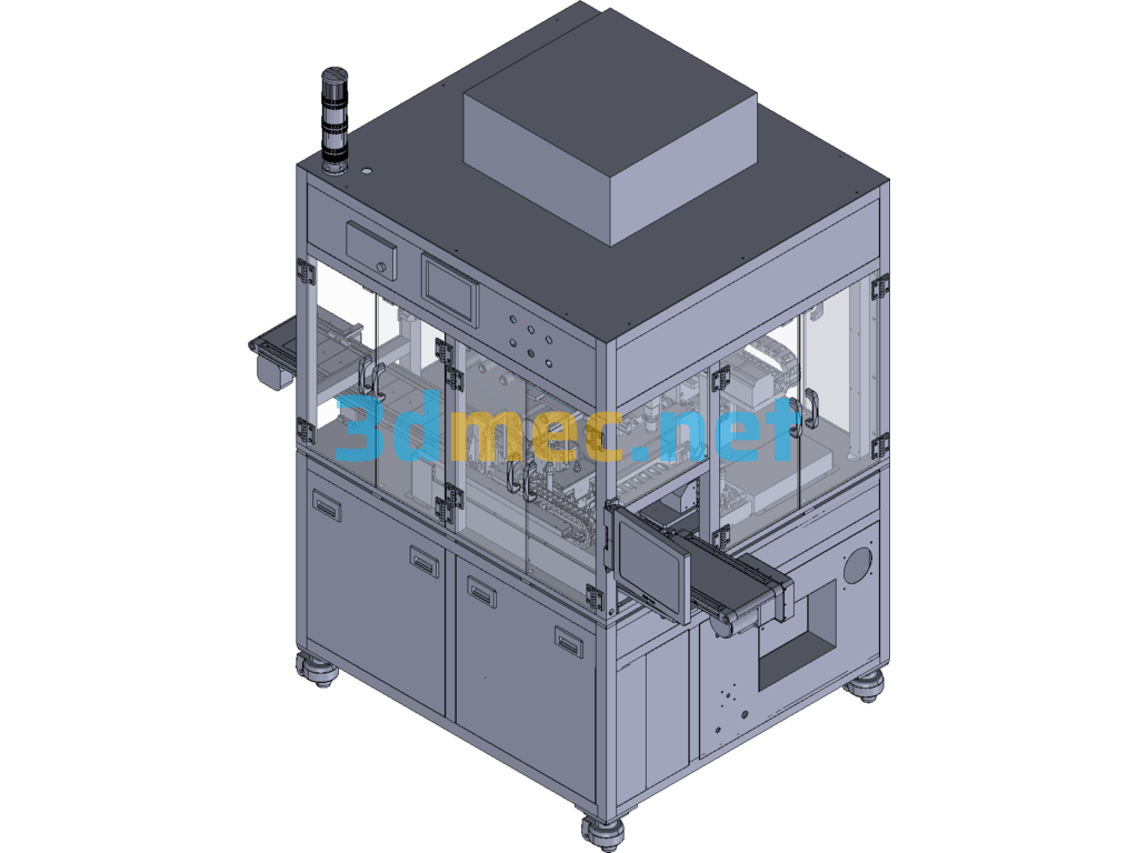 Automatic Film Laminating Machine - 3D Model Exported Free Download