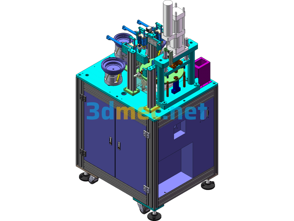 Automatic Riveting Machine - 3D Model SolidWorks Free Download