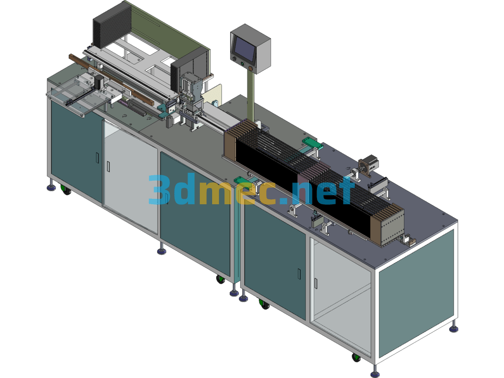 Multiple Models Of Wire Trough Processing Machines (3D Original File + BOM + Engineering Drawing) - 3D Model SolidWorks Free Download