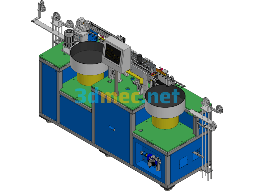 Product And Lead Assembly Inspection Equipment - 3D Model Exported Free Download