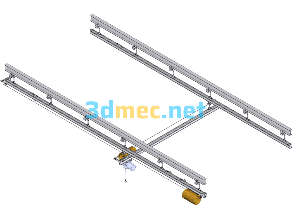 Ω125 Coordinate Rail Pneumatic Balancer - 3D Model SolidWorks Free Download