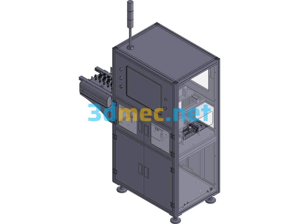 Whole Sheet Automatic Function Testing Machine - 3D Model Exported Free Download