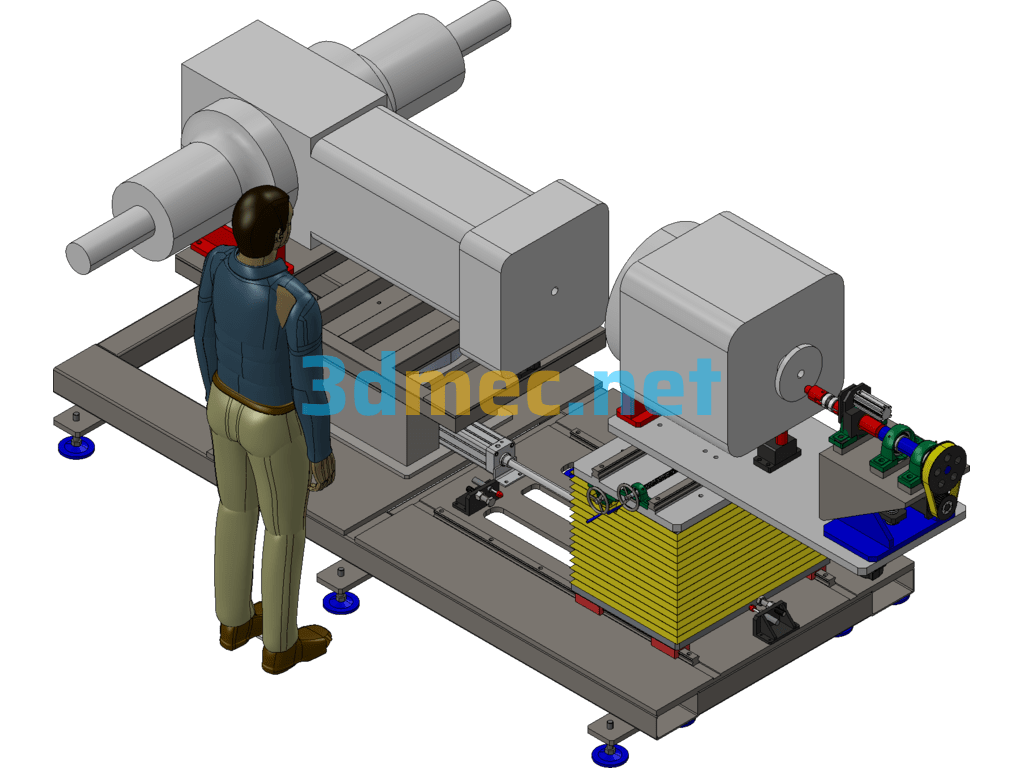 Automatic Docking Workbench Engine Docking Station - 3D Model Exported Free Download