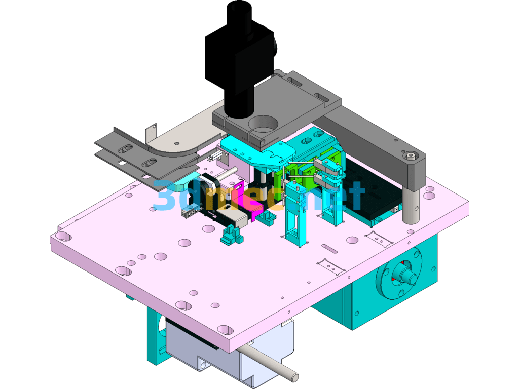 High-Speed Cam Splitter - 3D Model SolidWorks Free Download