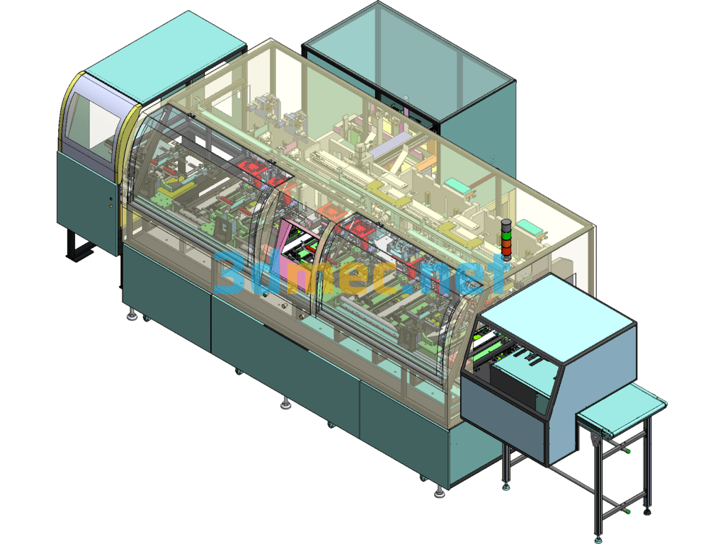 OLED COF Fully Automatic Bonding Equipment - 3D Model Exported Free Download