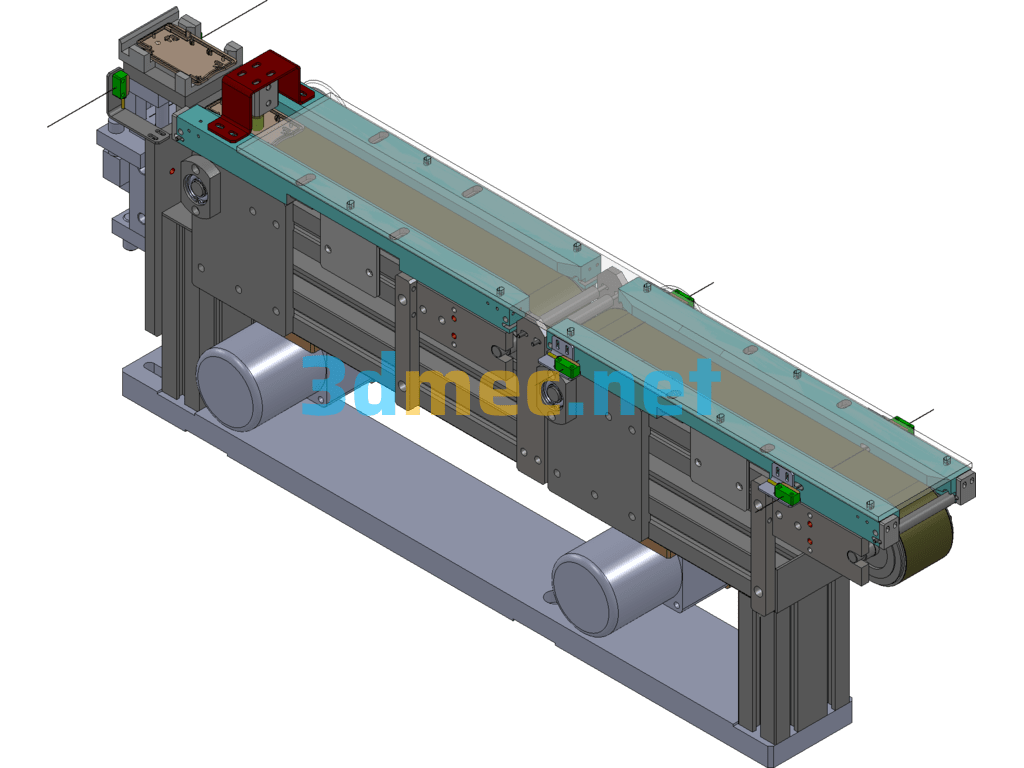 Non-Standard Belt Line - 3D Model SolidWorks Free Download