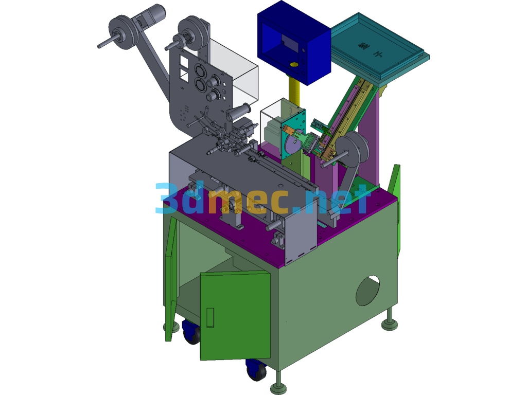 Automatic Sheet Packaging Machine SMT Automatic Sheet Packaging Machine - 3D Model SolidWorks Free Download