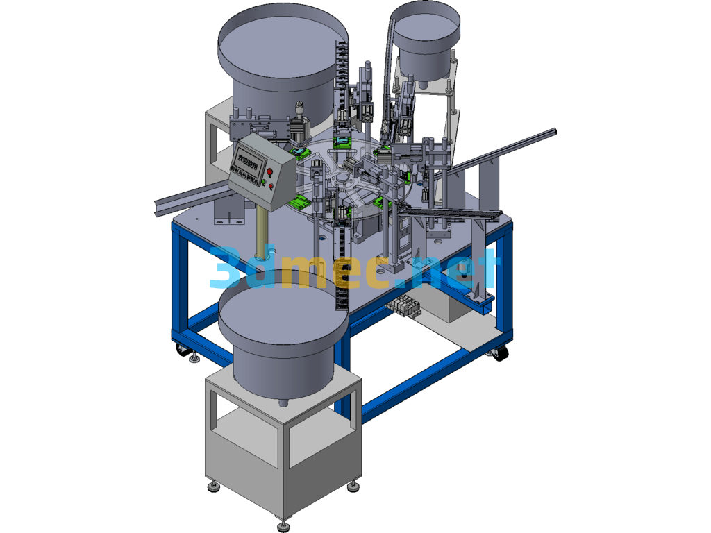 Cabinet Hanging Code Assembly Machine Complete Set Of 3D Model + BOM List - 3D Model SolidWorks Free Download