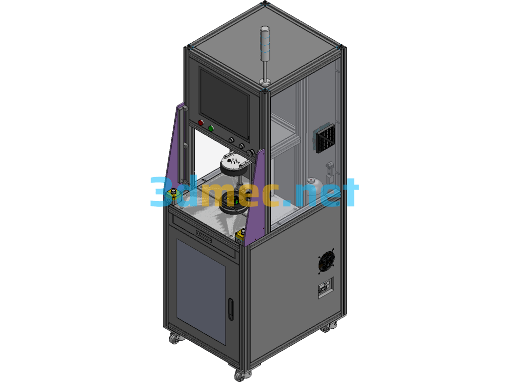 Stator Test Bench - 3D Model Exported Free Download