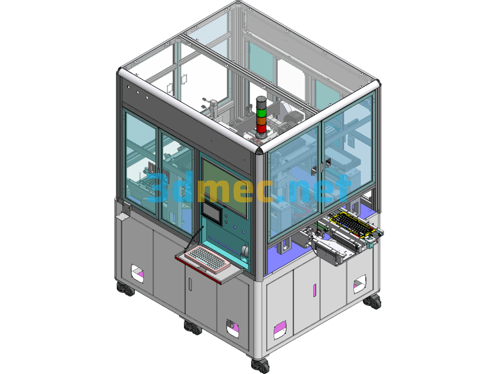 Tooling Unloading And Turning Machine ("Claw-Type" Conveyor Line) - 3D Model SolidWorks Free Download