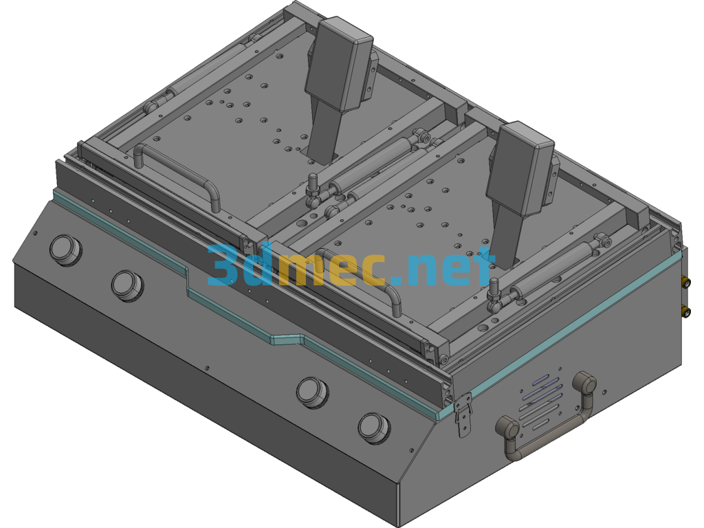 Node Power Board Test Fixture - 3D Model Exported Free Download