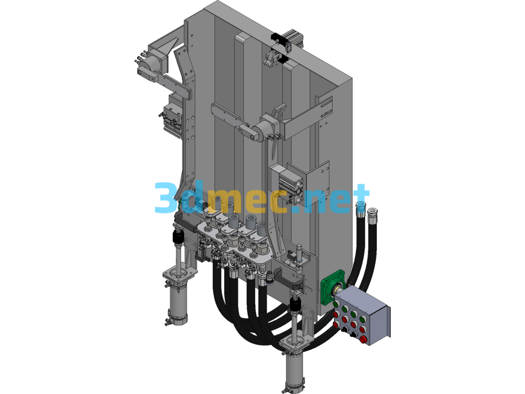 Comprehensive Test Automatic 5-Pipe Takeover - 3D Model SolidWorks Free Download