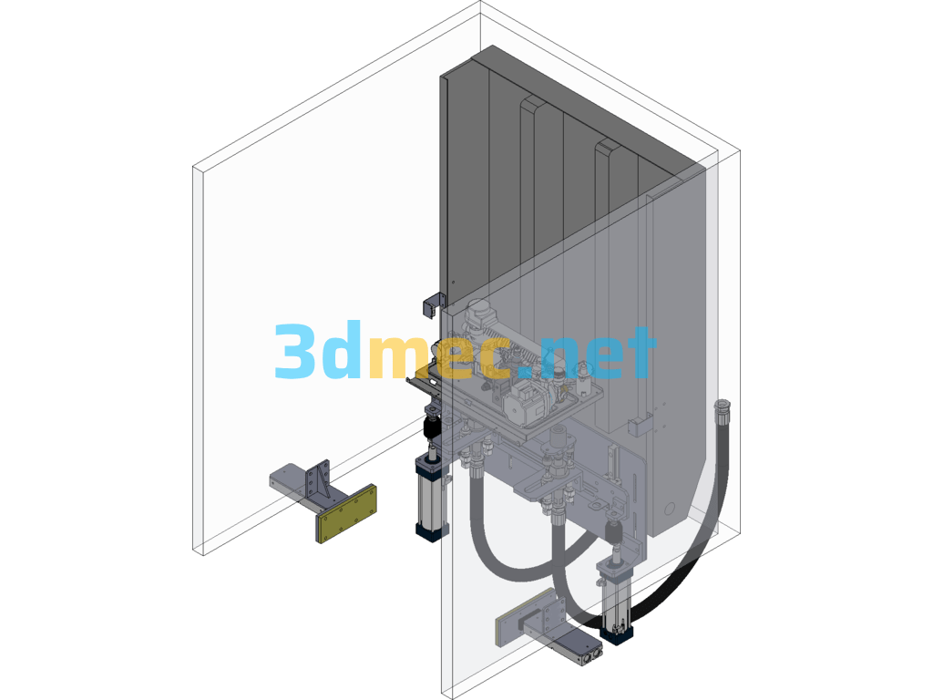 Wall-Mounted Boiler Comprehensive Automatic Takeover Equipment - 3D Model SolidWorks Free Download