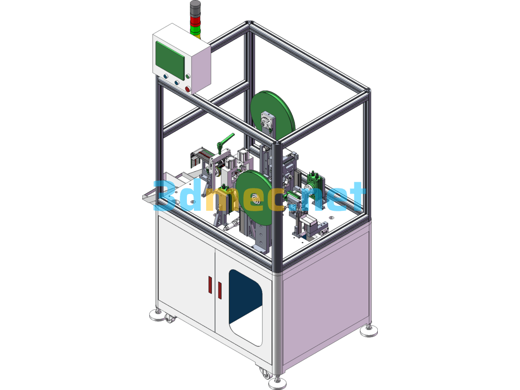 Automatic Diode Hose Machine/Sleeve Machine - 3D Model SolidWorks Free Download