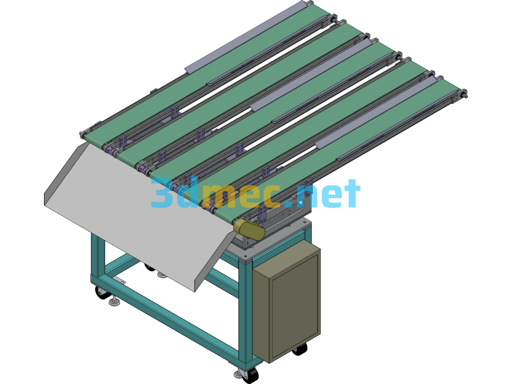 Mould Belt Line - 3D Model SolidWorks Free Download