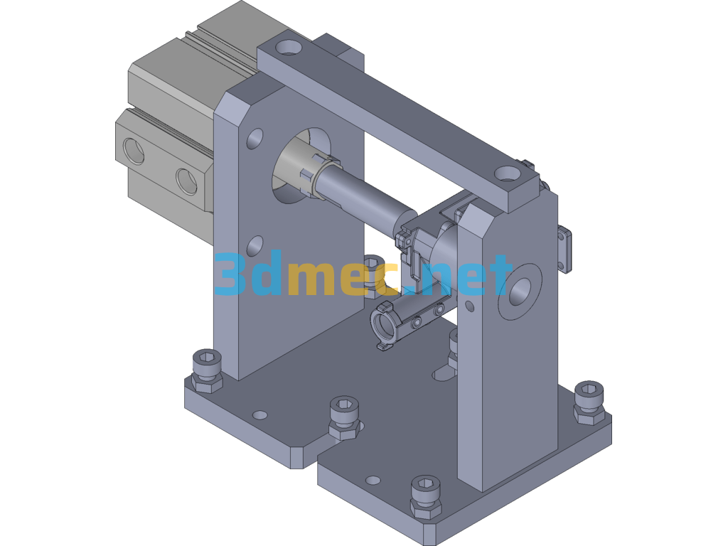 A Total Of 22 Sets Of Fixtures For Measuring Air Tightness Glands - 3D Model SolidWorks Free Download