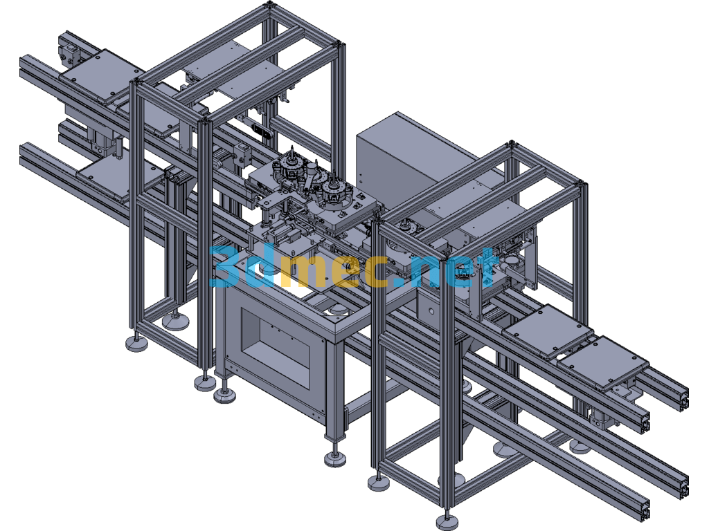 Online Noise Performance Automatic Test Machine - 3D Model Exported Free Download