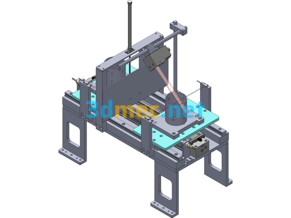 Marking Machine Transport Machine - 3D Model SolidWorks Free Download