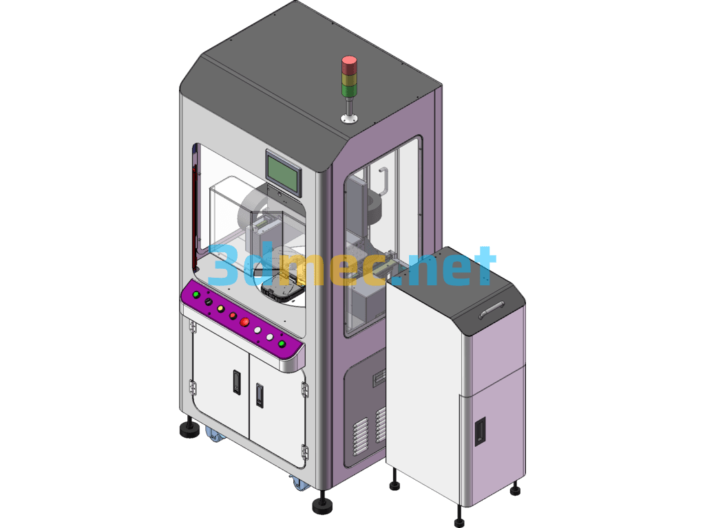 Mouse Automatic Screw Machine Vertical Screw Machine - 3D Model SolidWorks Free Download