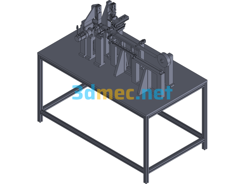 Copper Foil And Aluminum Foil Automatic Winding Equipment - 3D Model Exported Free Download