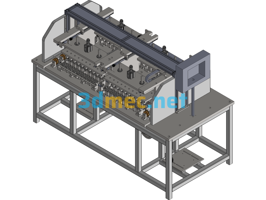 Bearing Running-In Machine - 3D Model SolidWorks Free Download