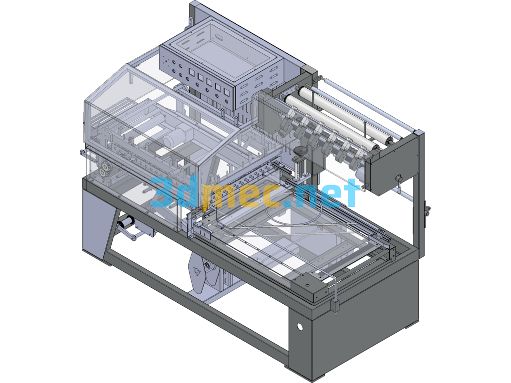 Automatic Sealing Packaging Machine L-Type Cutting And Sealing Machine - 3D Model SolidWorks Free Download