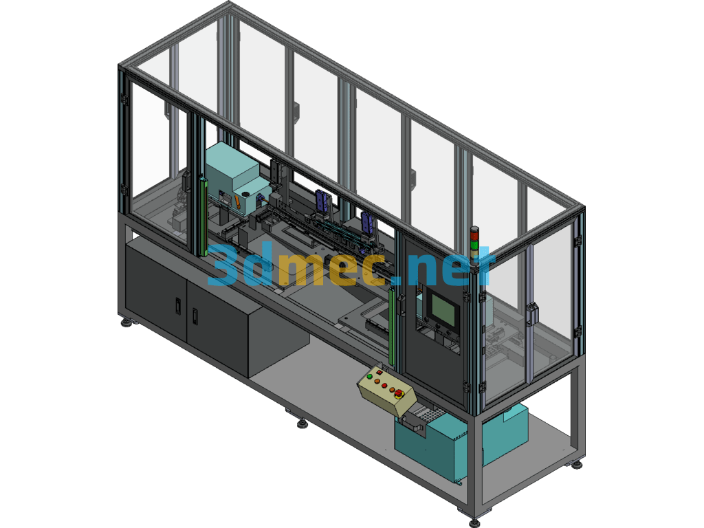 Car Sunroof Chamfering Machine - 3D Model Exported Free Download