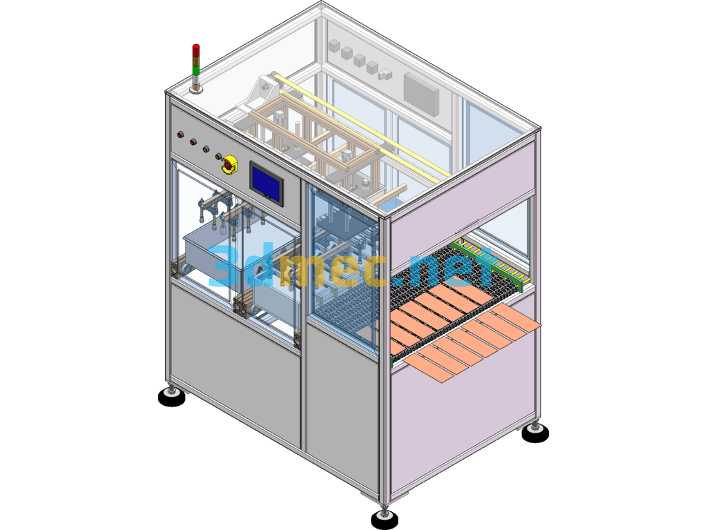 PCB Board Machine - 3D Model SolidWorks Free Download