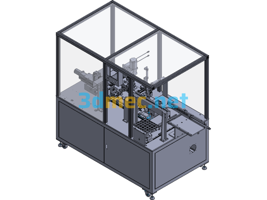 Fully Automatic Wire Bonding Machine - 3D Model Exported Free Download