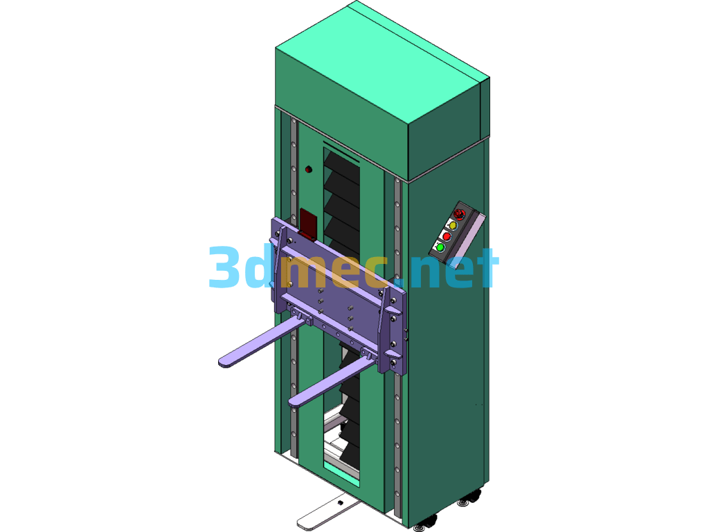 Screw Lift - 3D Model SolidWorks Free Download