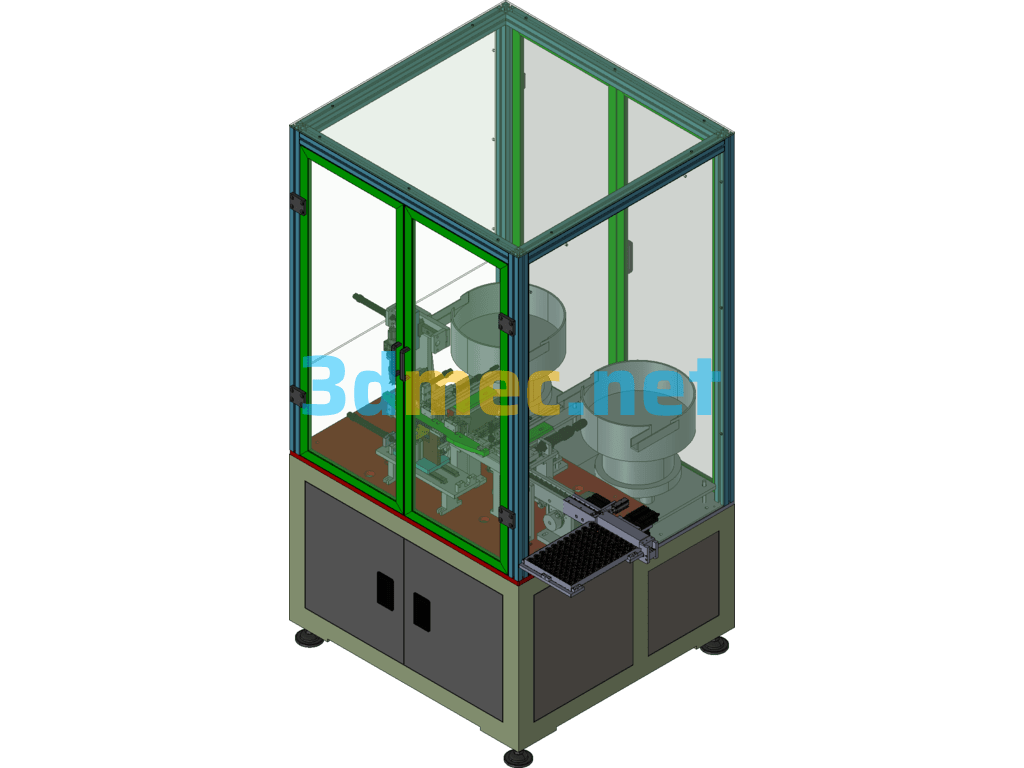 Model 4120 Relay Special Pin Machine - 3D Model ProE Creo.Parametric Free Download