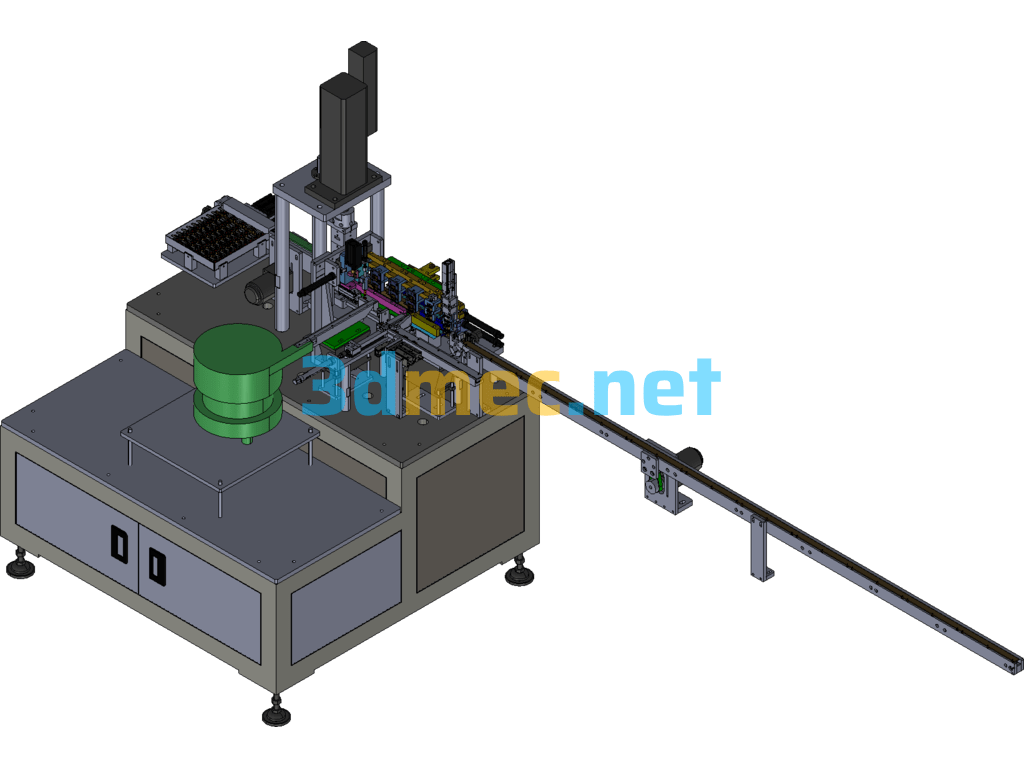 Model 616 Relay Core Hinge Machine - 3D Model ProE Creo.Parametric Free Download